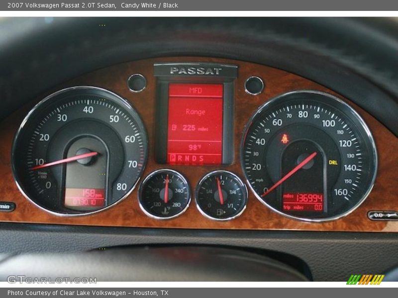 Candy White / Black 2007 Volkswagen Passat 2.0T Sedan