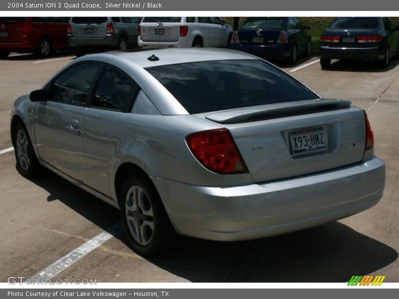 Silver Nickel / Black 2004 Saturn ION 3 Quad Coupe