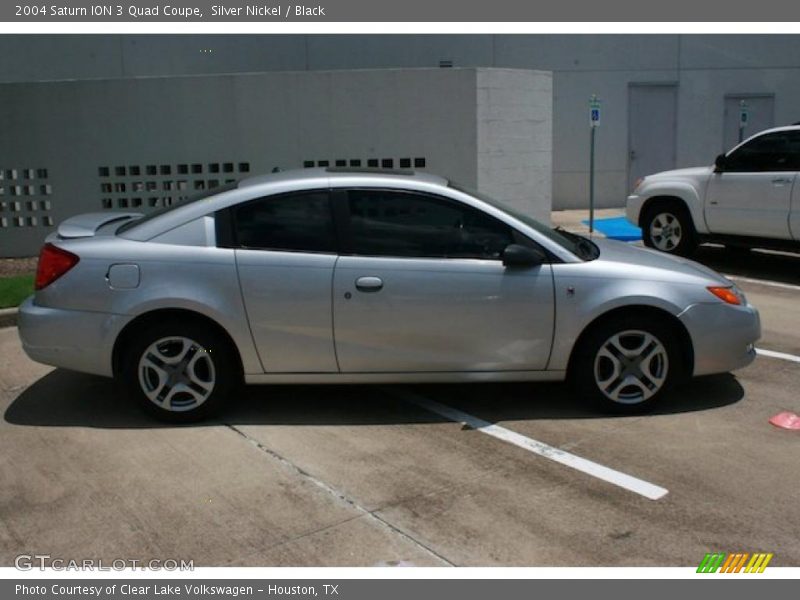 Silver Nickel / Black 2004 Saturn ION 3 Quad Coupe