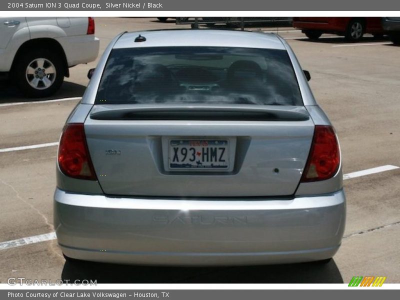 Silver Nickel / Black 2004 Saturn ION 3 Quad Coupe
