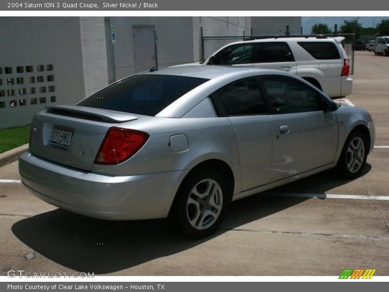 Silver Nickel / Black 2004 Saturn ION 3 Quad Coupe