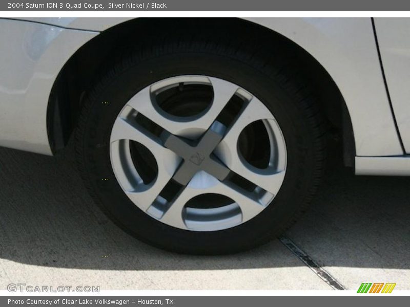 Silver Nickel / Black 2004 Saturn ION 3 Quad Coupe