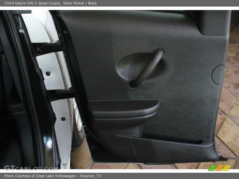Silver Nickel / Black 2004 Saturn ION 3 Quad Coupe