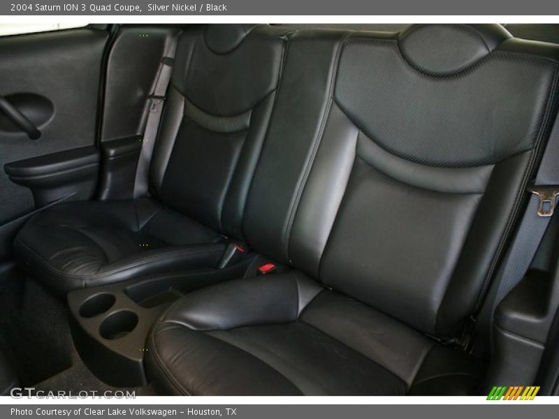 Silver Nickel / Black 2004 Saturn ION 3 Quad Coupe
