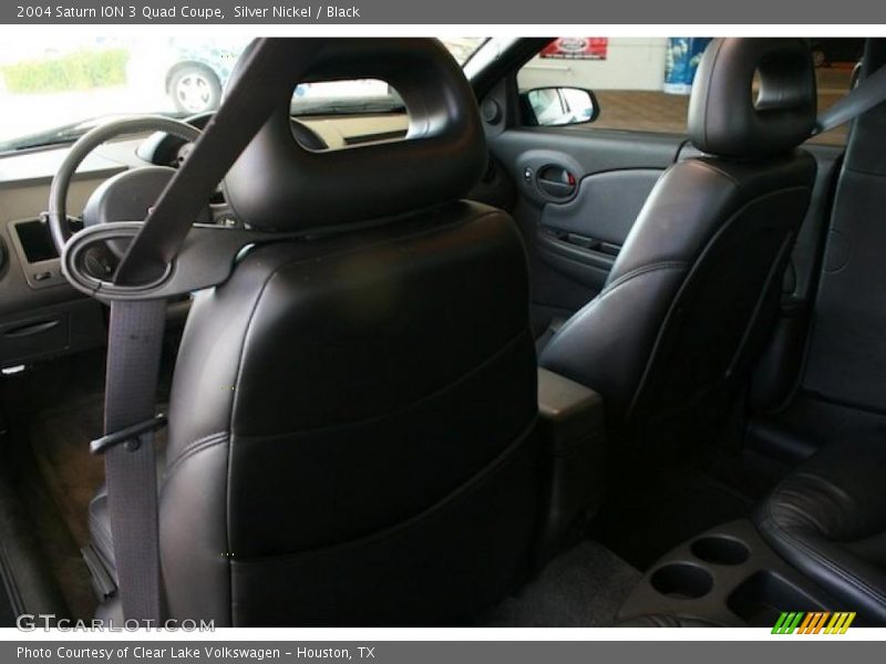 Silver Nickel / Black 2004 Saturn ION 3 Quad Coupe