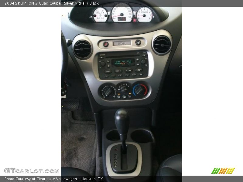 Silver Nickel / Black 2004 Saturn ION 3 Quad Coupe