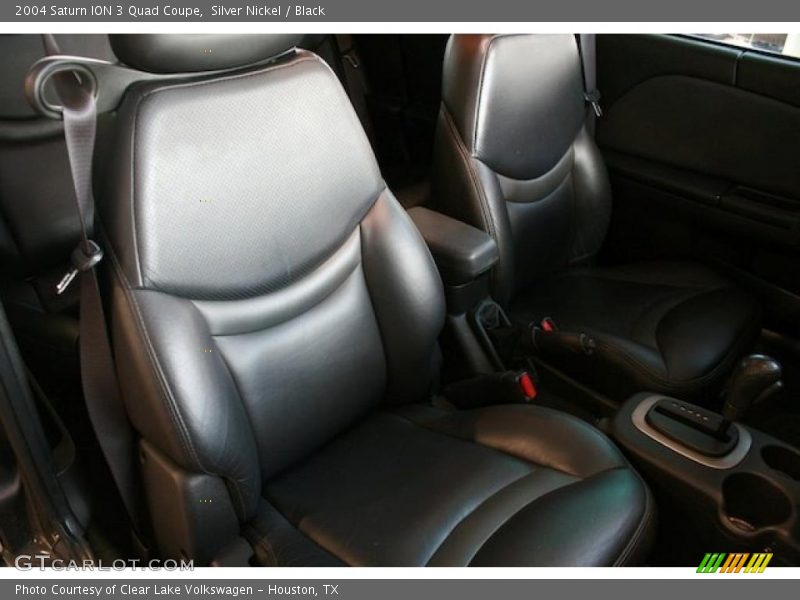 Silver Nickel / Black 2004 Saturn ION 3 Quad Coupe