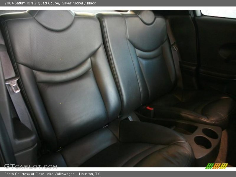 Silver Nickel / Black 2004 Saturn ION 3 Quad Coupe