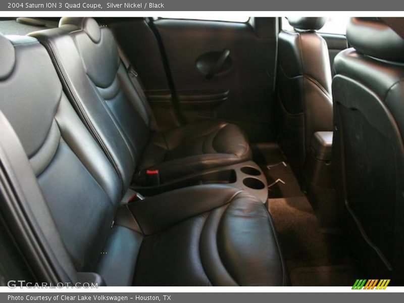 Silver Nickel / Black 2004 Saturn ION 3 Quad Coupe