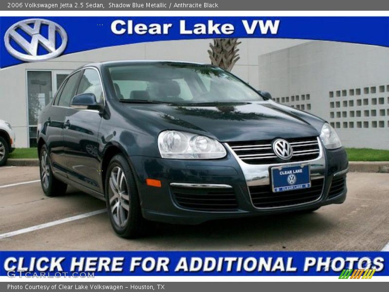 Shadow Blue Metallic / Anthracite Black 2006 Volkswagen Jetta 2.5 Sedan