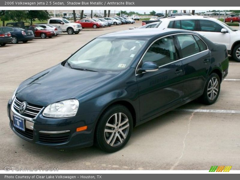 Shadow Blue Metallic / Anthracite Black 2006 Volkswagen Jetta 2.5 Sedan
