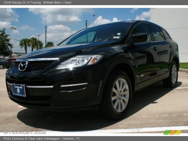 Brilliant Black / Sand 2008 Mazda CX-9 Touring