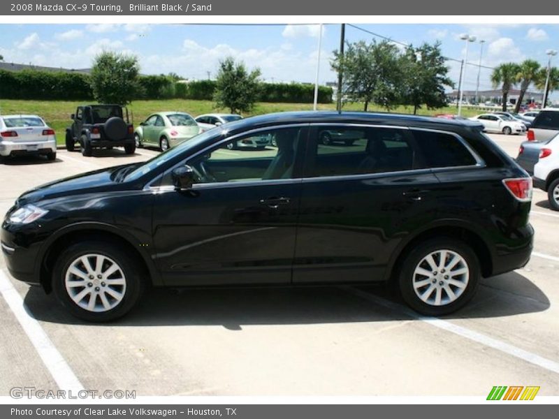 Brilliant Black / Sand 2008 Mazda CX-9 Touring