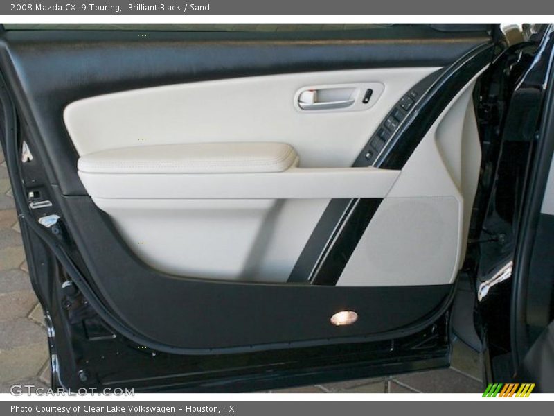 Brilliant Black / Sand 2008 Mazda CX-9 Touring