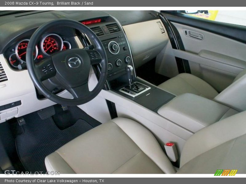 Brilliant Black / Sand 2008 Mazda CX-9 Touring