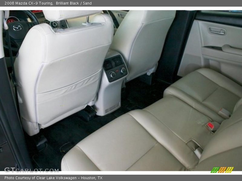 Brilliant Black / Sand 2008 Mazda CX-9 Touring
