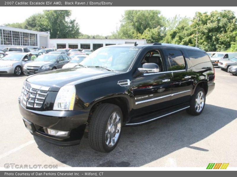 Black Raven / Ebony/Ebony 2007 Cadillac Escalade ESV AWD