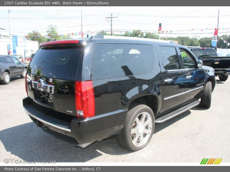 Black Raven / Ebony/Ebony 2007 Cadillac Escalade ESV AWD