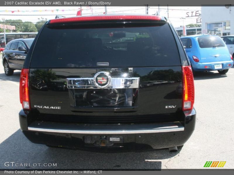 Black Raven / Ebony/Ebony 2007 Cadillac Escalade ESV AWD