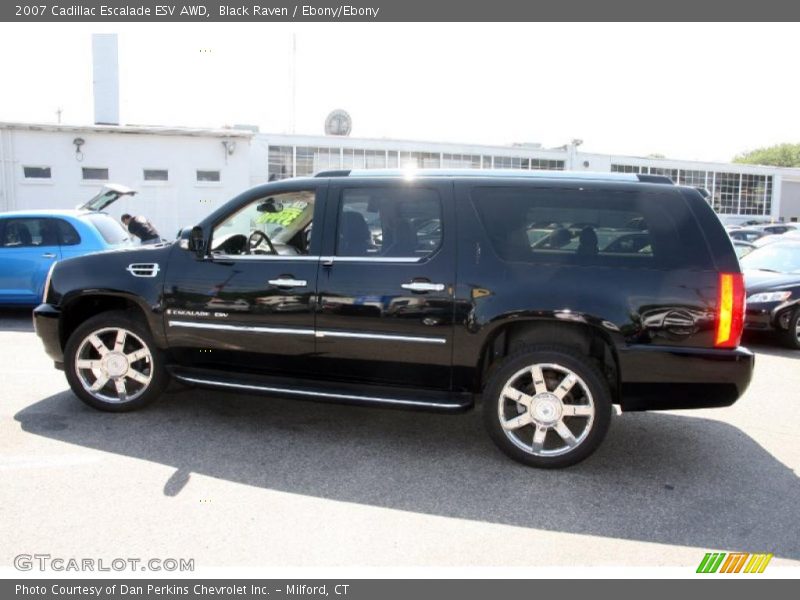 Black Raven / Ebony/Ebony 2007 Cadillac Escalade ESV AWD