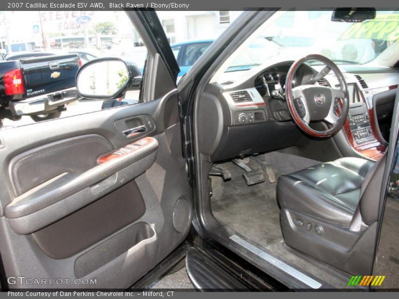 Black Raven / Ebony/Ebony 2007 Cadillac Escalade ESV AWD