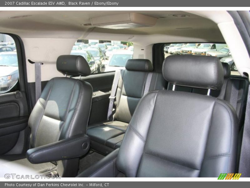 Black Raven / Ebony/Ebony 2007 Cadillac Escalade ESV AWD