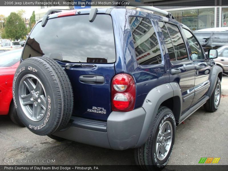 Midnight Blue Pearl / Medium Slate Gray 2006 Jeep Liberty Renegade 4x4