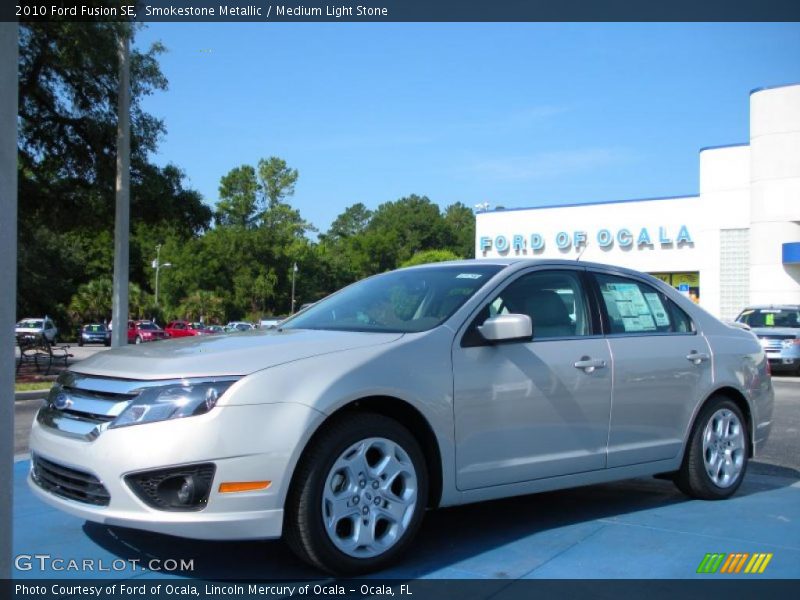 Smokestone Metallic / Medium Light Stone 2010 Ford Fusion SE