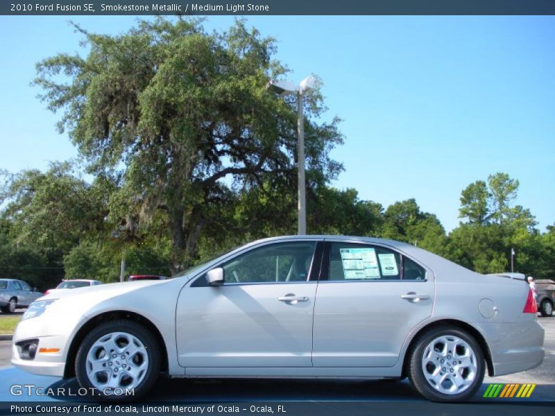 Smokestone Metallic / Medium Light Stone 2010 Ford Fusion SE