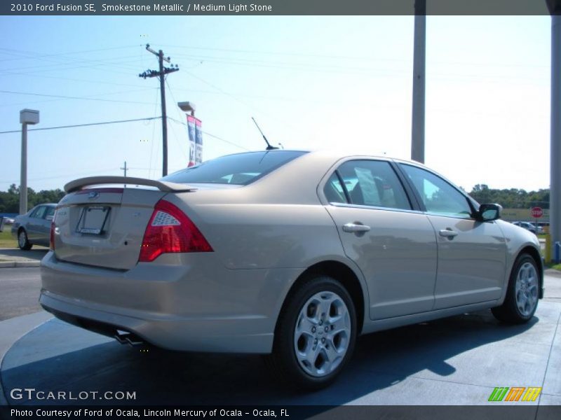Smokestone Metallic / Medium Light Stone 2010 Ford Fusion SE