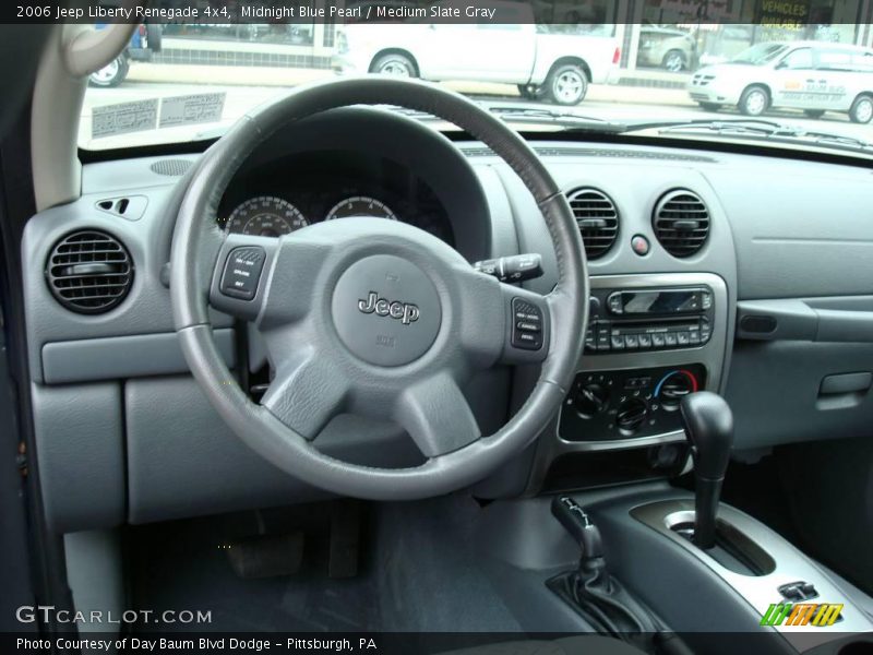 Midnight Blue Pearl / Medium Slate Gray 2006 Jeep Liberty Renegade 4x4