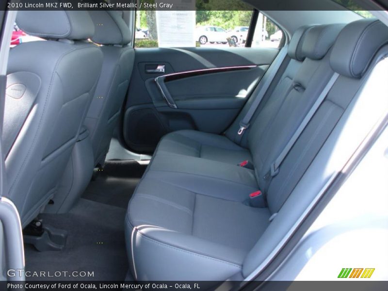 Brilliant Silver Metallic / Steel Gray 2010 Lincoln MKZ FWD