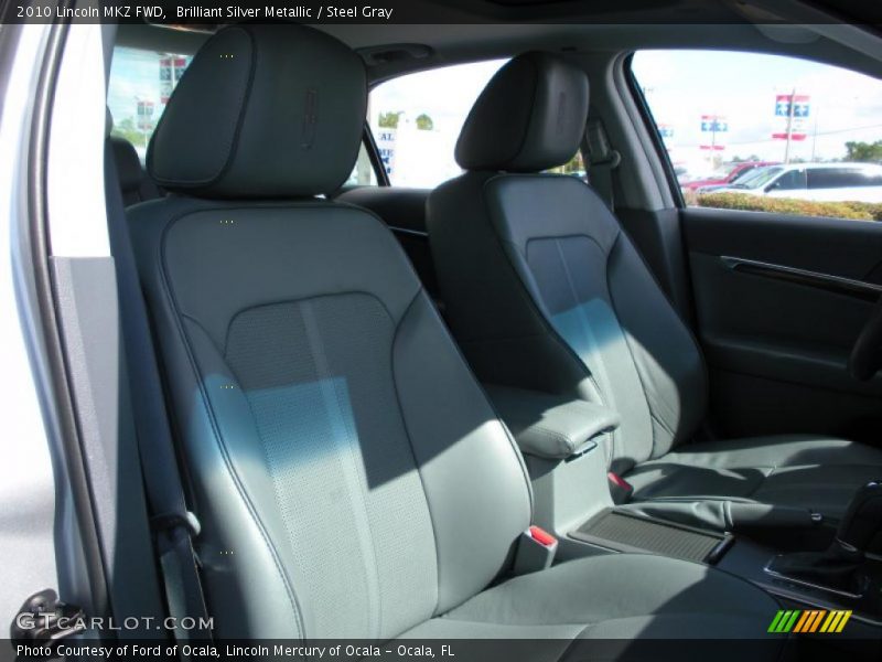 Brilliant Silver Metallic / Steel Gray 2010 Lincoln MKZ FWD
