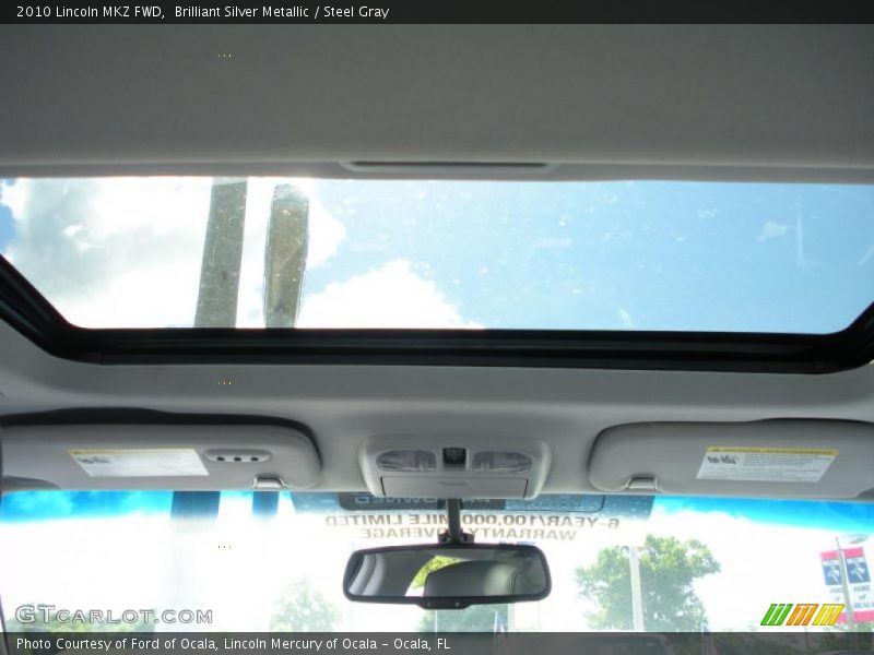 Brilliant Silver Metallic / Steel Gray 2010 Lincoln MKZ FWD