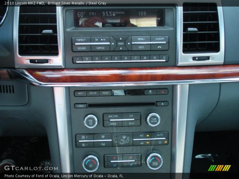 Brilliant Silver Metallic / Steel Gray 2010 Lincoln MKZ FWD