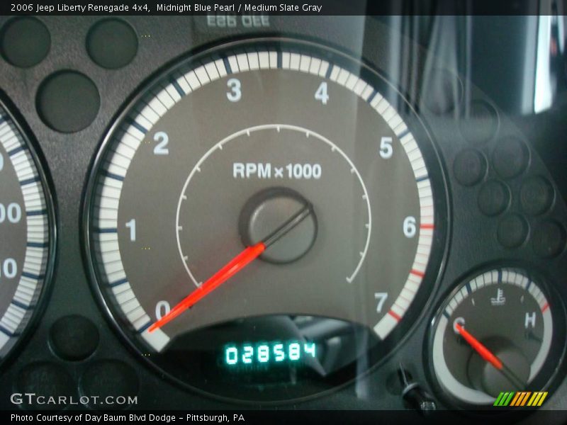 Midnight Blue Pearl / Medium Slate Gray 2006 Jeep Liberty Renegade 4x4