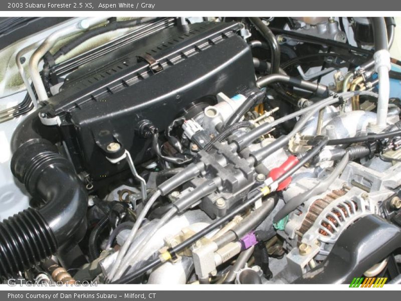Aspen White / Gray 2003 Subaru Forester 2.5 XS