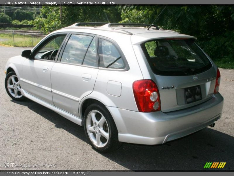 Sunlight Silver Metallic / Off Black 2002 Mazda Protege 5 Wagon