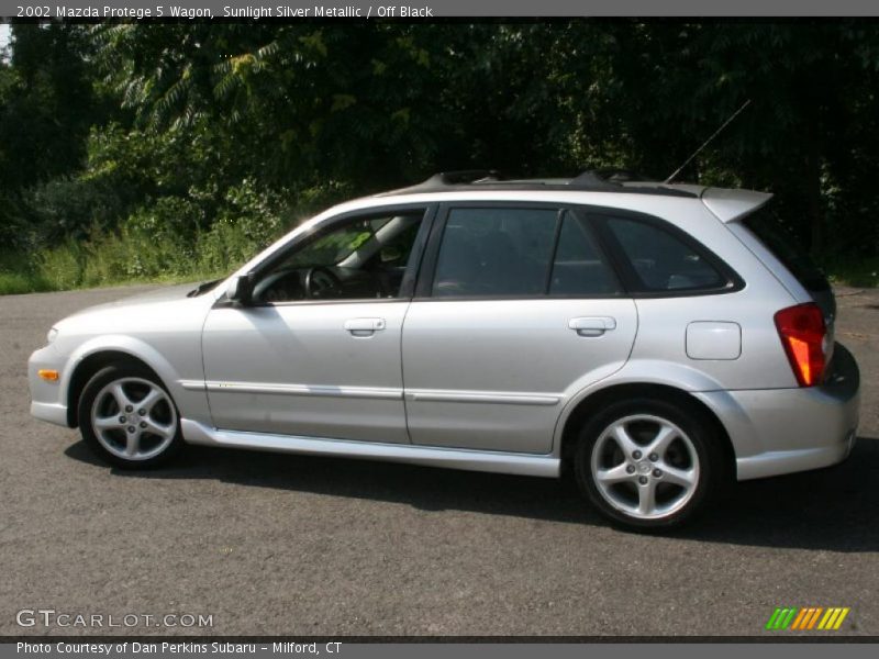 Sunlight Silver Metallic / Off Black 2002 Mazda Protege 5 Wagon