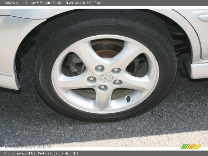 Sunlight Silver Metallic / Off Black 2002 Mazda Protege 5 Wagon