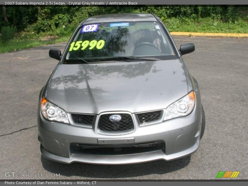 Crystal Gray Metallic / Anthracite Black 2007 Subaru Impreza 2.5i Sedan