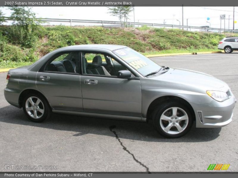 Crystal Gray Metallic / Anthracite Black 2007 Subaru Impreza 2.5i Sedan