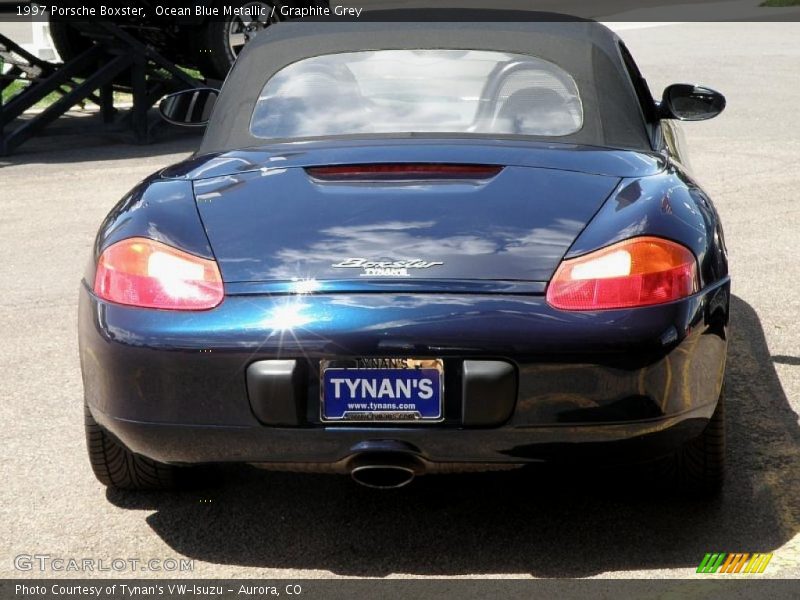 Ocean Blue Metallic / Graphite Grey 1997 Porsche Boxster