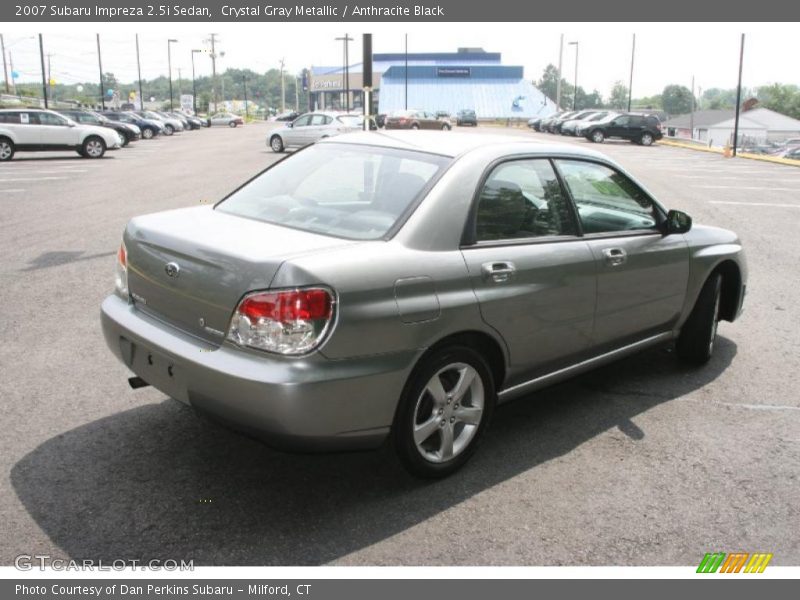 Crystal Gray Metallic / Anthracite Black 2007 Subaru Impreza 2.5i Sedan