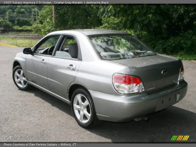 Crystal Gray Metallic / Anthracite Black 2007 Subaru Impreza 2.5i Sedan