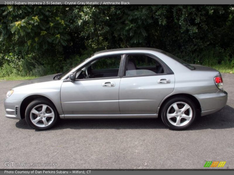 Crystal Gray Metallic / Anthracite Black 2007 Subaru Impreza 2.5i Sedan