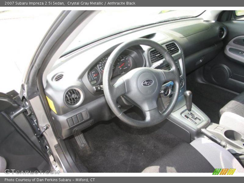 Crystal Gray Metallic / Anthracite Black 2007 Subaru Impreza 2.5i Sedan