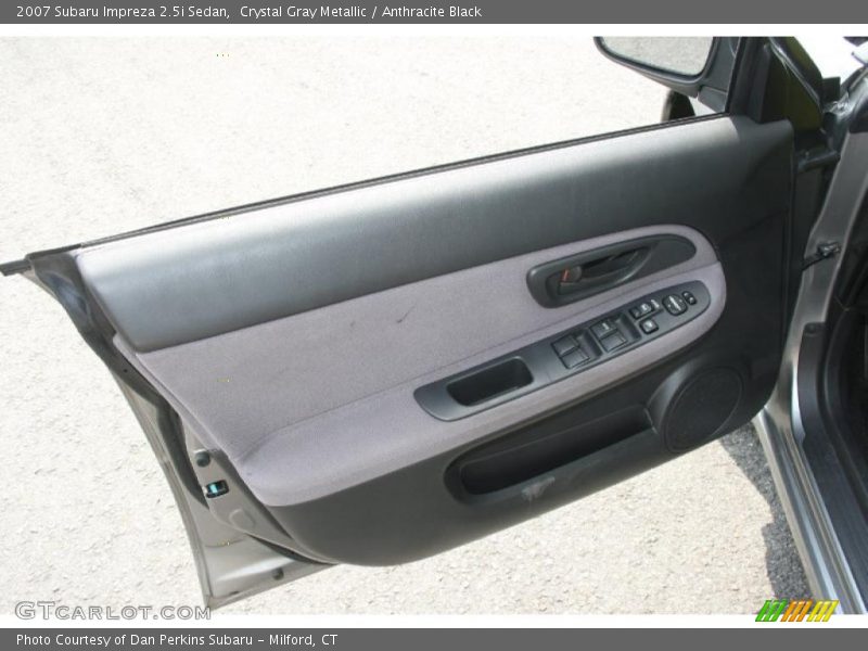 Crystal Gray Metallic / Anthracite Black 2007 Subaru Impreza 2.5i Sedan
