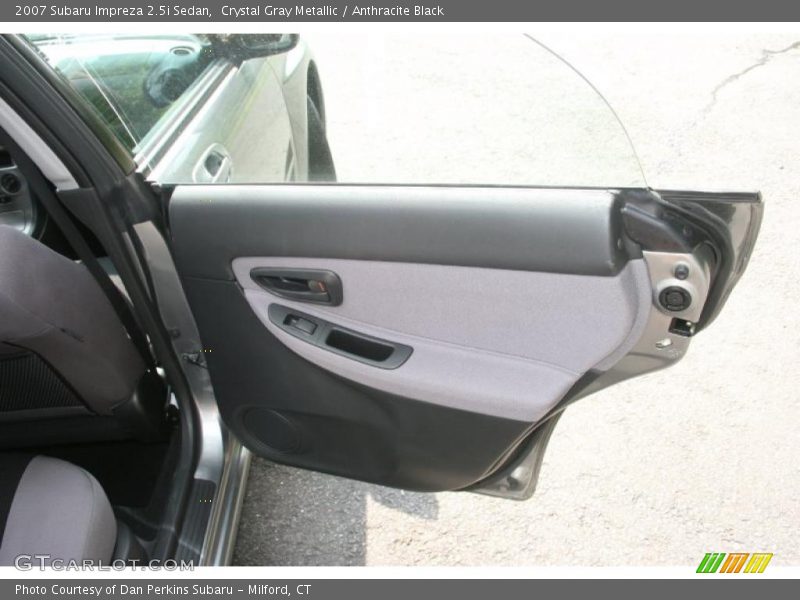 Crystal Gray Metallic / Anthracite Black 2007 Subaru Impreza 2.5i Sedan