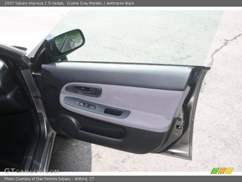 Crystal Gray Metallic / Anthracite Black 2007 Subaru Impreza 2.5i Sedan